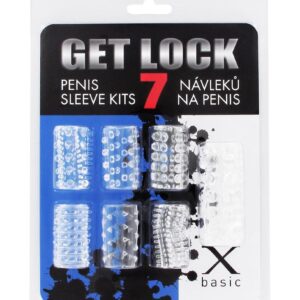 BASIC X sada návleků na penis 7 ks transparentní