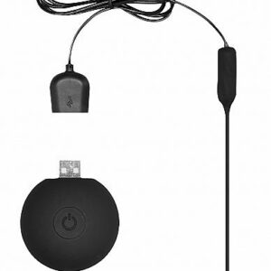 Ouch! vibrační dilatátor s ovládačem - černý