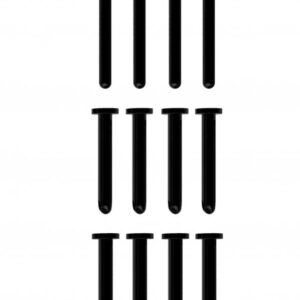 ManCage Náhradní upevňovací kolíky ke kleci na penis - černé