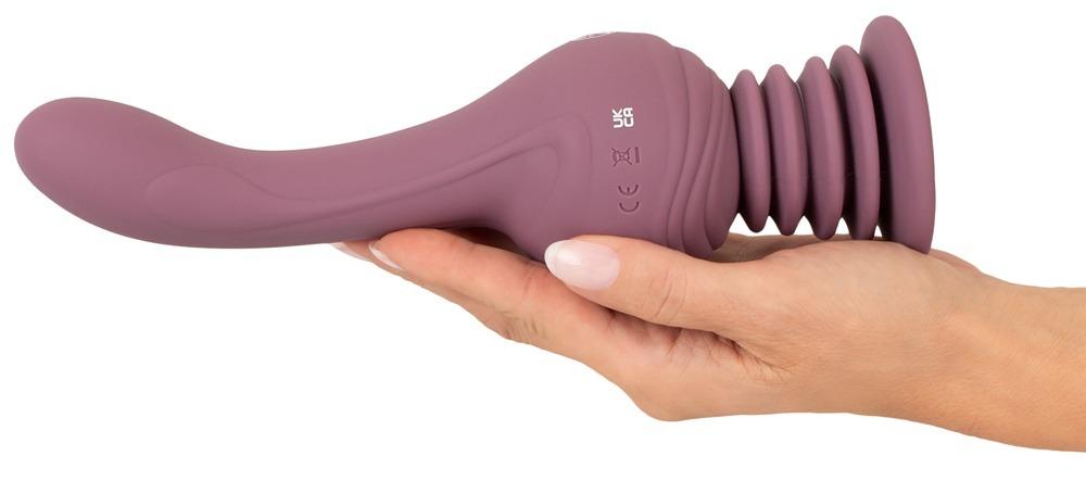 Turbo shaker G-spot vibrátor s odpruženou přísavkou - Obrázek 2
