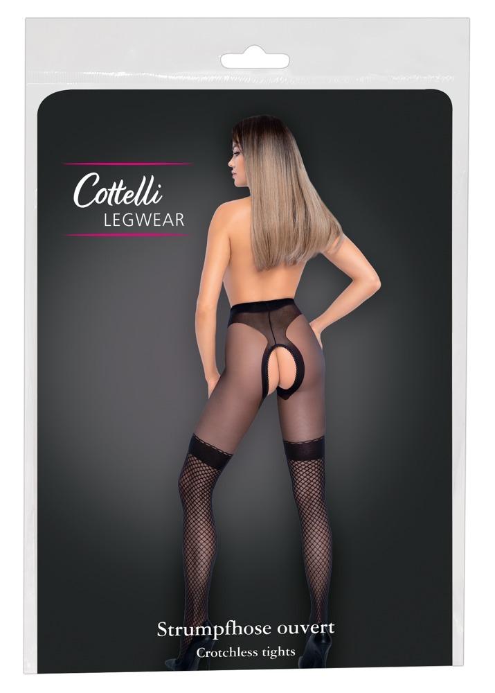 Cottelli Legwear Punčocháče (30DEN) - černé - Obrázek 3