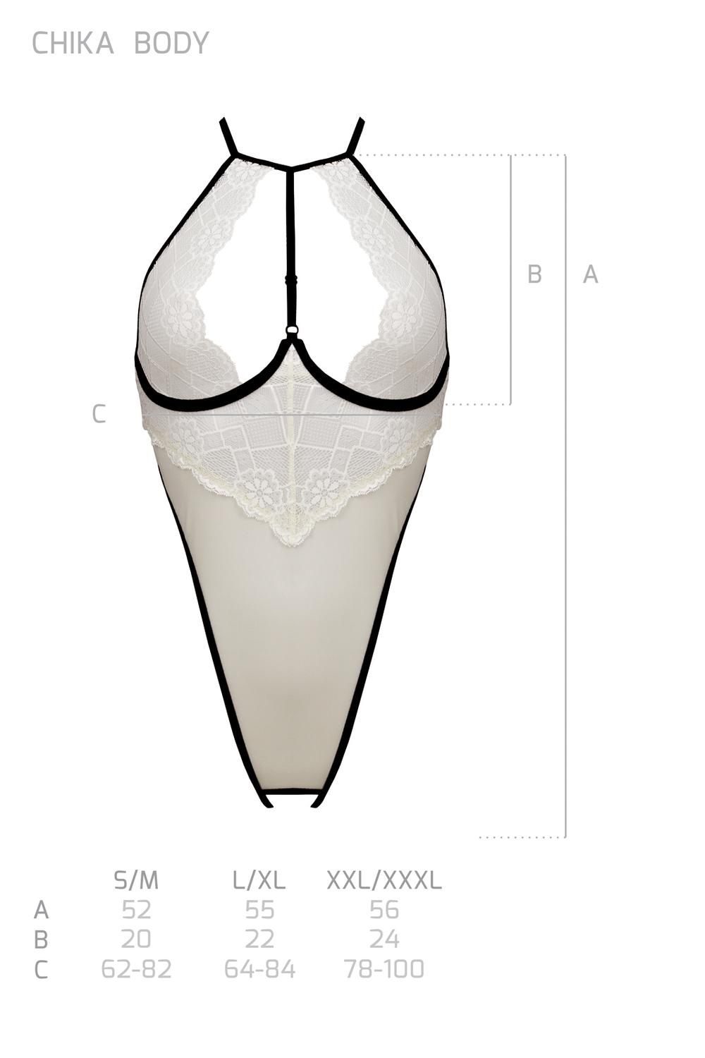 Passion Chika body - krémově bílá - Obrázek 3