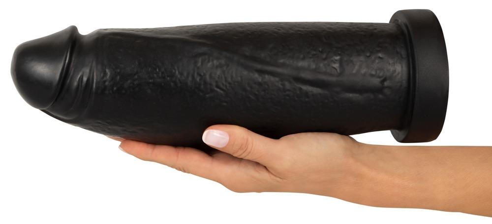 RealistiXXX Real giant dildo XXL - černé - Obrázek 2