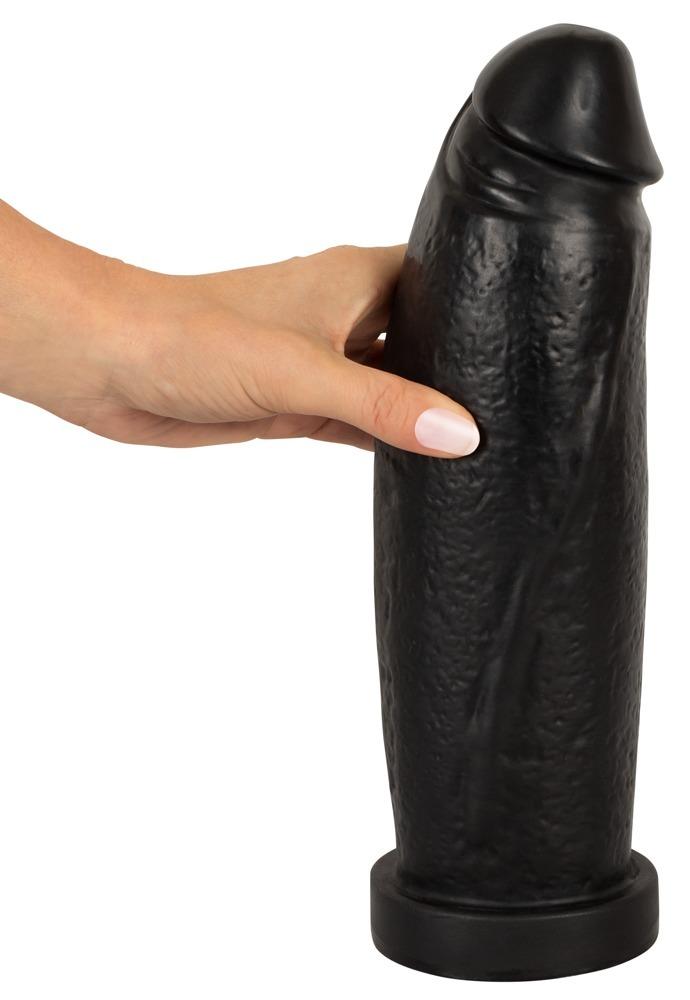 RealistiXXX Real giant dildo XXL - černé - Obrázek 3