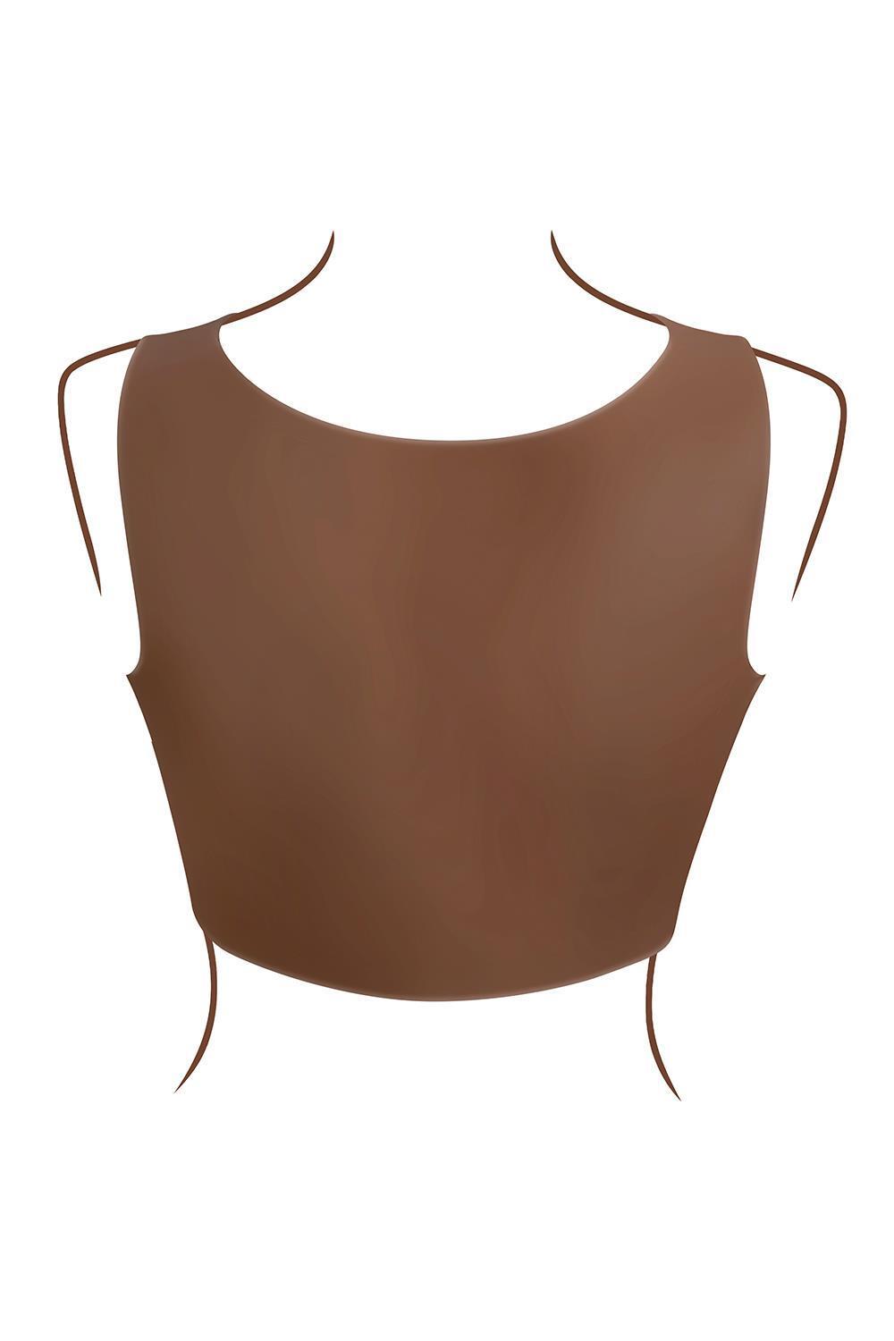 GENDER X Umělá ňadra velikost E - dark - Obrázek 3