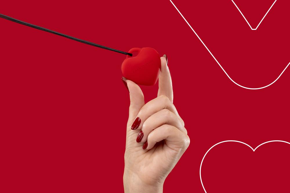 FairyGasm PleasureStone mini vibrátor - červený - Obrázek 2