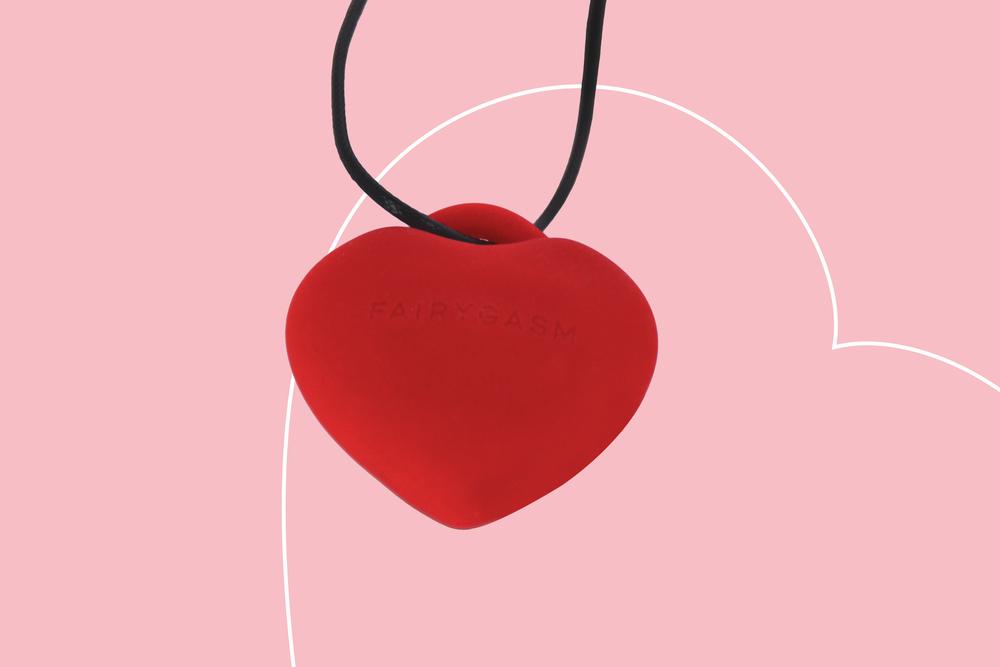 FairyGasm PleasureStone mini vibrátor - červený - Obrázek 3