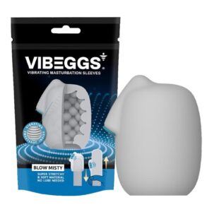 VIBEGGS Blow Misty vibrační masturbátor