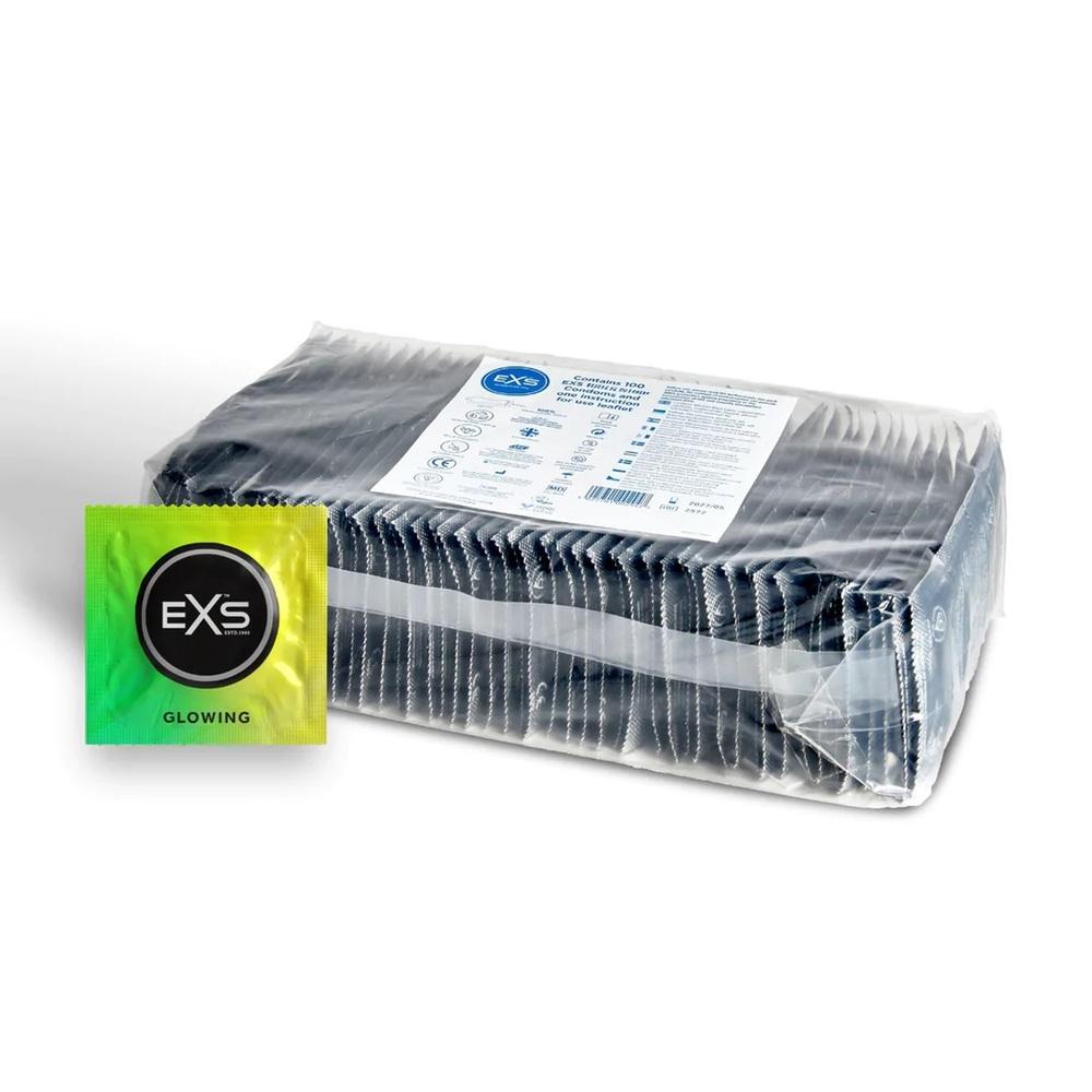 EXS Glowing kondomy 100 ks - Obrázek 2