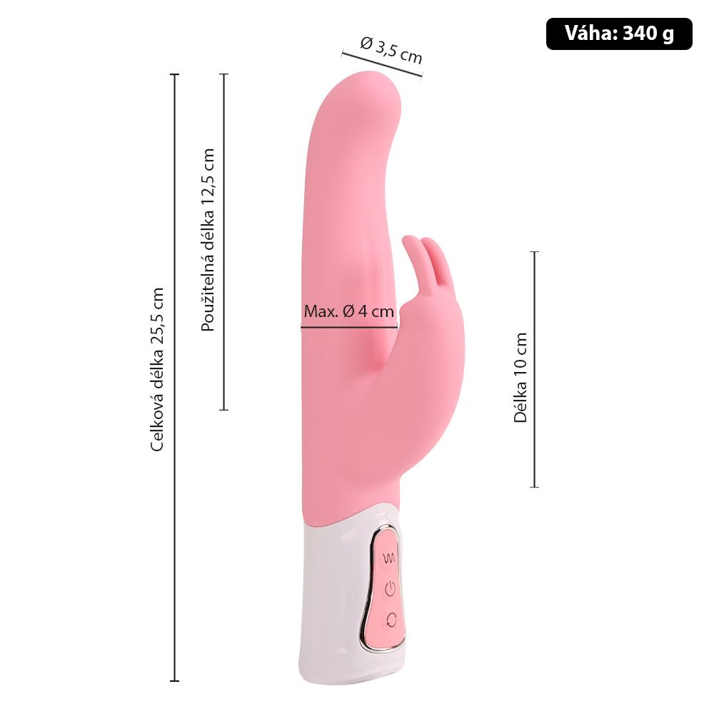 BASIC X Hank rabbit vibrátor - Obrázek 3