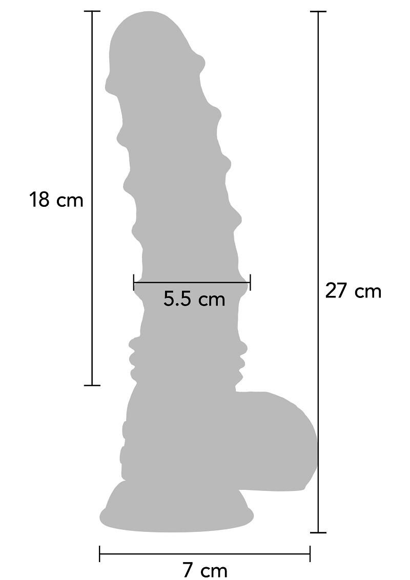 Hidden Desire Extreme vibrační dildo Dragon Monster - Obrázek 2