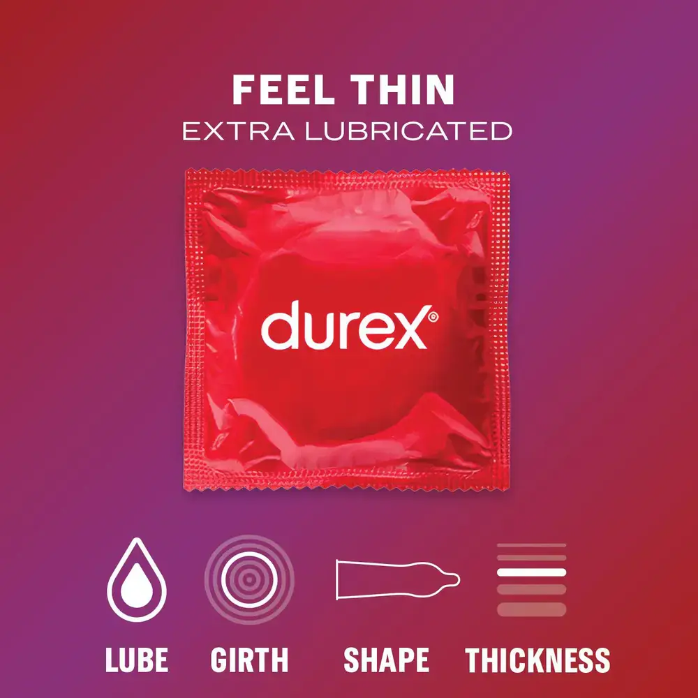 Durex kondomy Feel Thin Extra Lubricated 24 ks - Obrázek 2