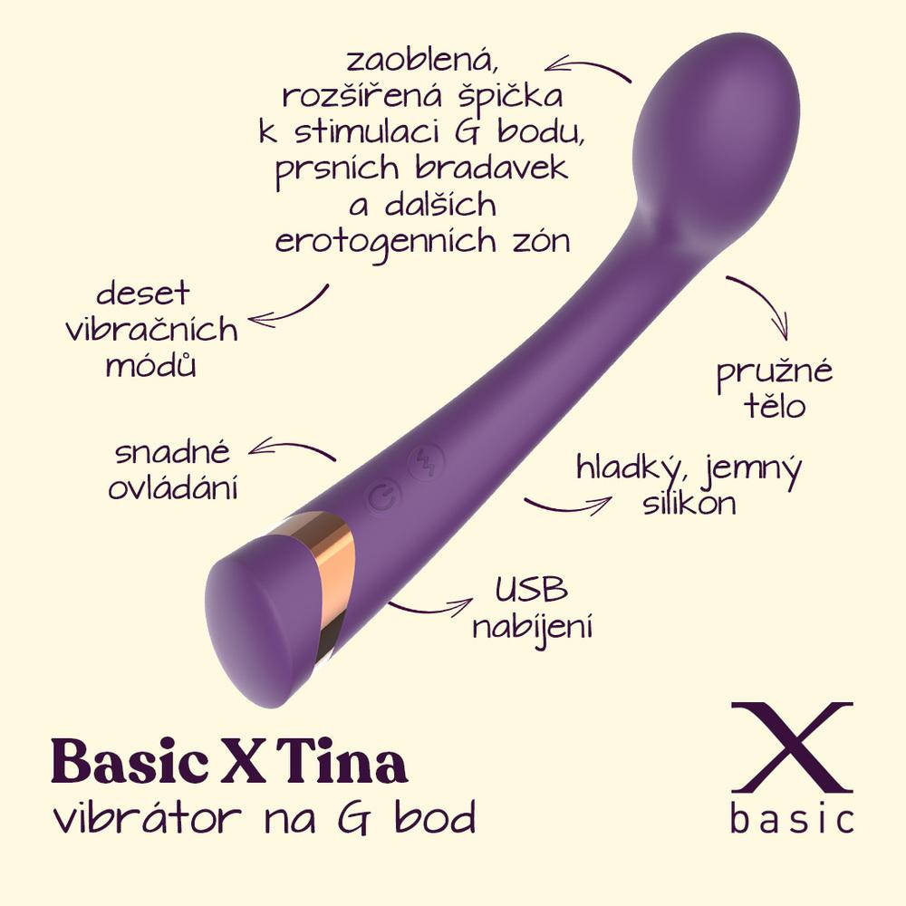 BASIC X Tina vibrátor na G-bod - Obrázek 3