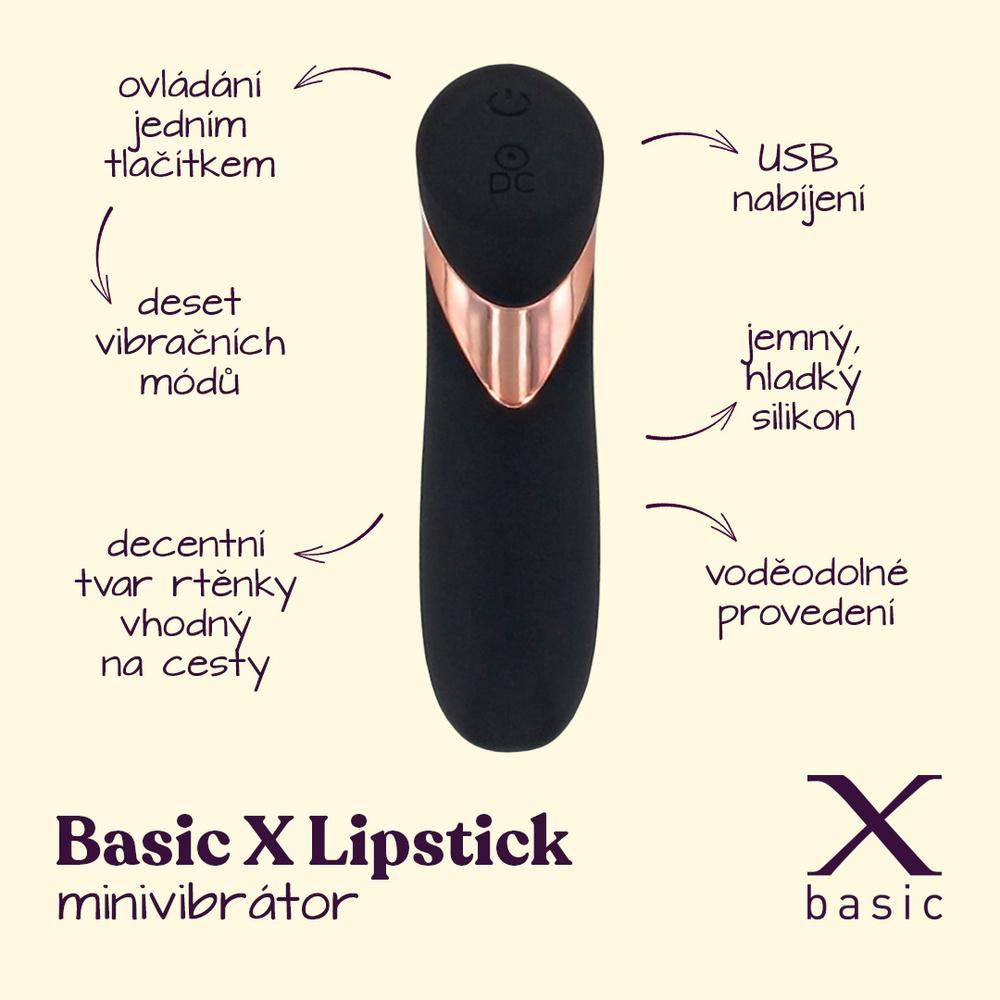 BASIC X Lip stick minivibrátor - Obrázek 2