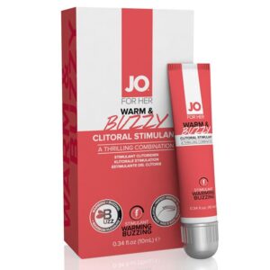 JO For her Warm and Buzzy sérum pro stimulaci klitorisu 10 ml