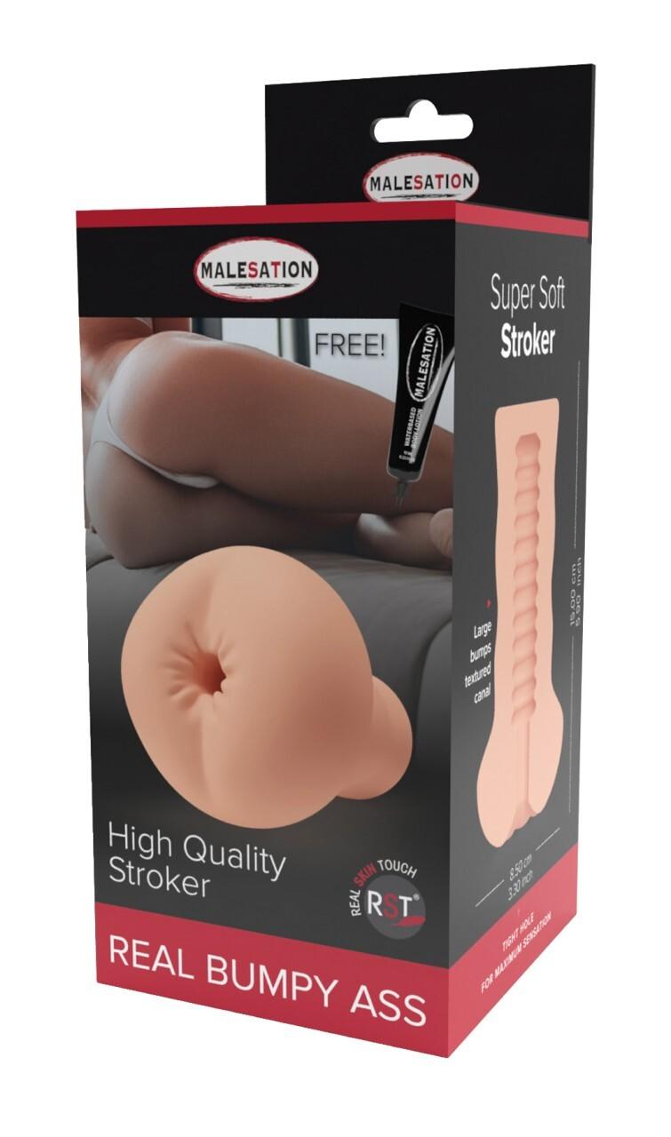 MALESATION masturbátor Real Bumpy Ass Stroker - Obrázek 2