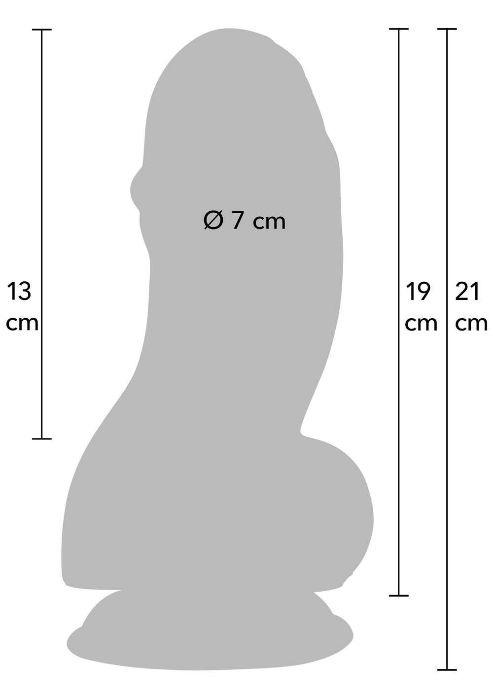 Hidden Desire Fat Boys dildo 19 cm - Obrázek 3