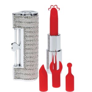Loveline Angel Lipstick minivibrátor se 4 nástavci